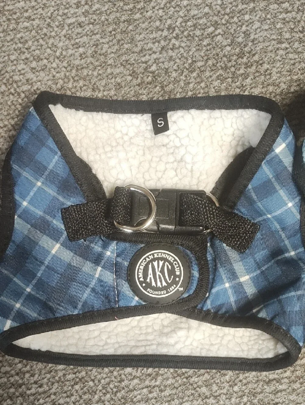 Assorted Small Dog Jackets & Harnesses - Blue, Red, Brown, Black